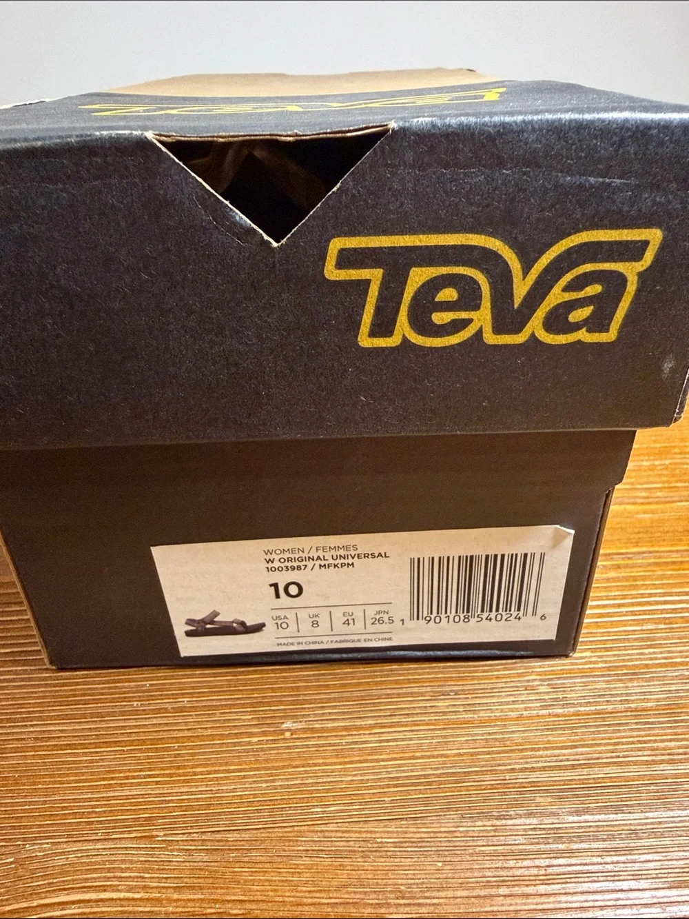 Teva Womens Original Universal Sandal Miramar Fade Dark Purple Multi Sz 10